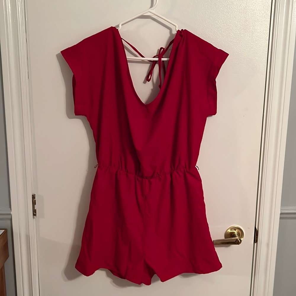 RED ROMPER